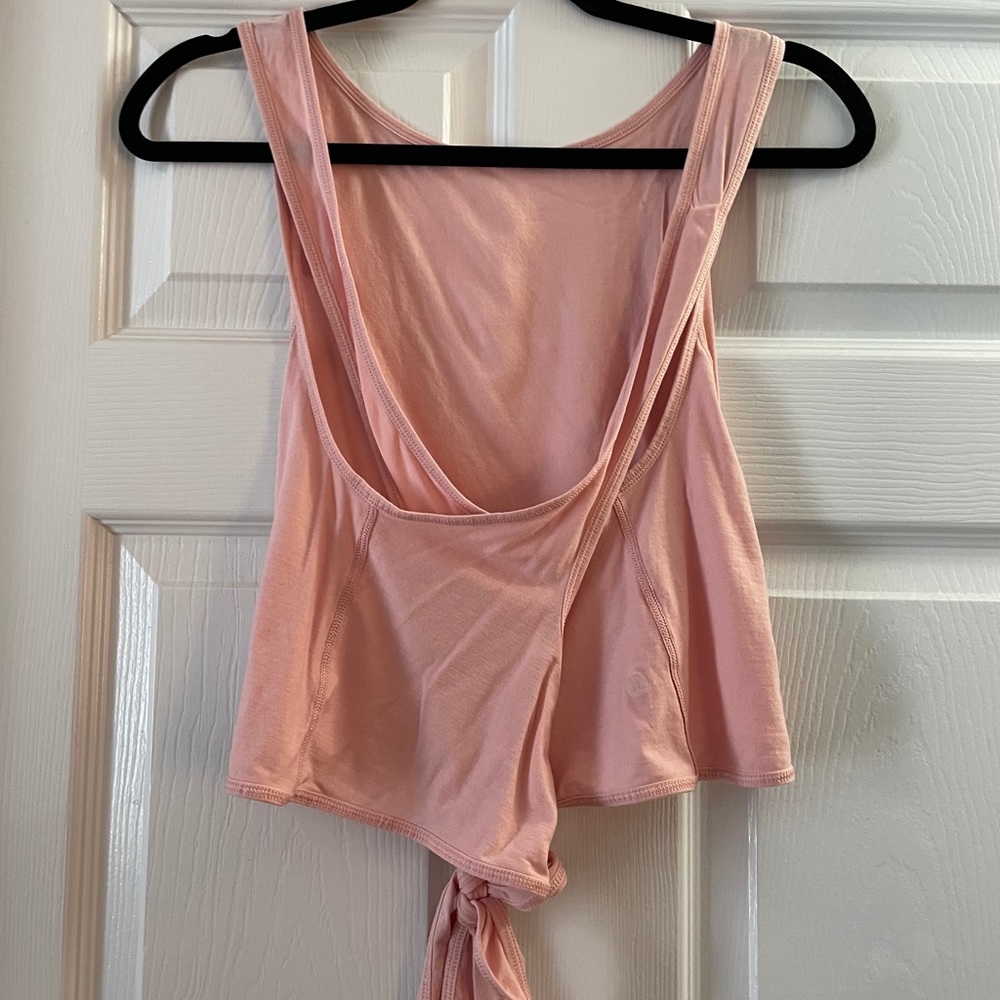 LuluLemon Tank, ties in the back and cropped